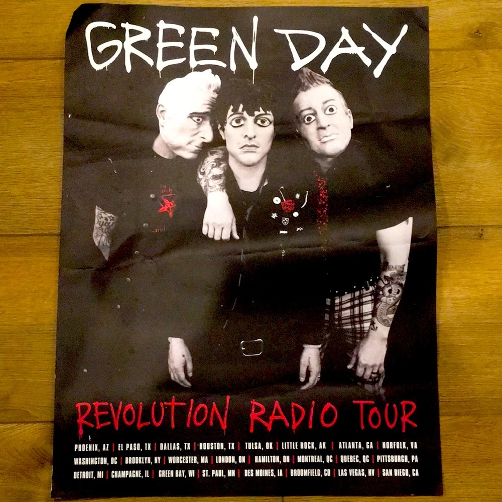 Green Day Revolution Radio 2017 Poster!!!🎸🥁🤘🏻